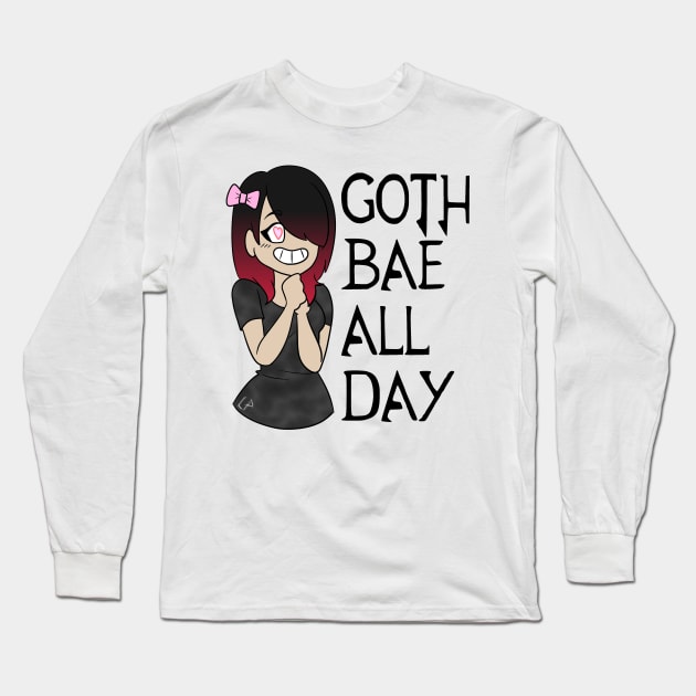 Goth Bae All Day Long Sleeve T-Shirt by LaurenPatrick